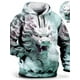thumbnail image 5 of Sudadera con capucha de dragón de Año Nuevo chino para hombre, estampados gráficos de animales, ropa de calle clásica informal 3D para uso diario, sudaderas con capucha de manga larga, 5 of 5