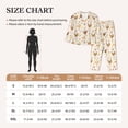 thumbnail image 4 of Balery Chicken Family Conjunto de Pijama con Estampado para Mujer, Conjunto de Dos Piezas con Manga Larga, Ropa de Dormir Suave con Bolsillos, Pijamas Cómodos-Medium, 4 of 7