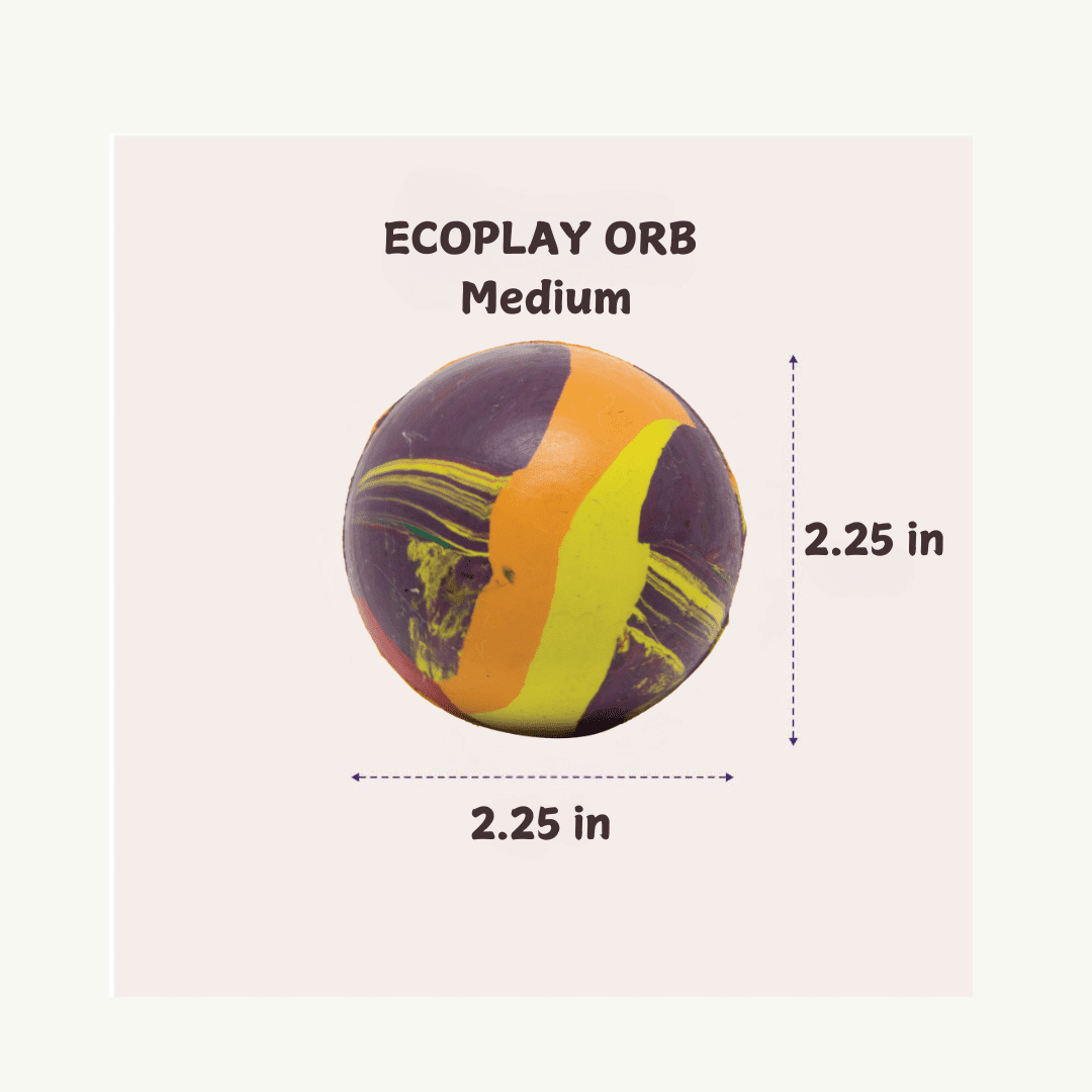 Hevea Pet Natural Rubber Non Toxic EcoPlay Orb Dog Toy
