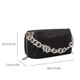 thumbnail image 3 of Bolsa de hombro con cadena de diamantes para mujer, cruzados con diamantes de imitación para mujer Ndcxsfigh Para Estrenar, 3 of 8