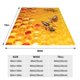 thumbnail image 3 of Fotbe Bees on Hive Honeycomb Manta de Franela Acolchonada con Estampado, Súper Suave y Esponjosa, Extra Grande para Sofá, Cama, Uso Todo el Año-50"x40", 3 of 7