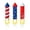 3pcs, variant on Patriotic Rocket Yard Stakes,USA Independence Day Outdoor Garden Decor Set of 3 Waterproof 4th of July Lawn Signs Red White Blue Front Yard Party Decorations, 15.7" (3pcs)