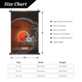 thumbnail image 3 of Cuadro colgante de PVC negro personalizado del equipo de fútbol de los Browns, varios tamaños, decoración de interiores, cuadro para colgar en la pared, cuadro decorativo para mesita de noche, 3 of 7