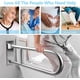 thumbnail image 4 of Barras de Apoyo para Inodoro de 23,6 Pulgadas para Baño Barras de Apoyo de Seguridad de Acero Inoxidable para Ancianos Bañeras Duchas Manijas Plegables Soporte para Paredes Barra de Apoyo Atornillada brillar Electrónica, 4 of 5