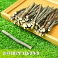 thumbnail image 5 of AURORA TRADE Natural Apple Sticks Pet Snacks Chew Toys for Guinea Pigs Chinchilla Squirrel Rabbits Hamster Guinea Pigs, 20/40/60PCS, 5 of 7