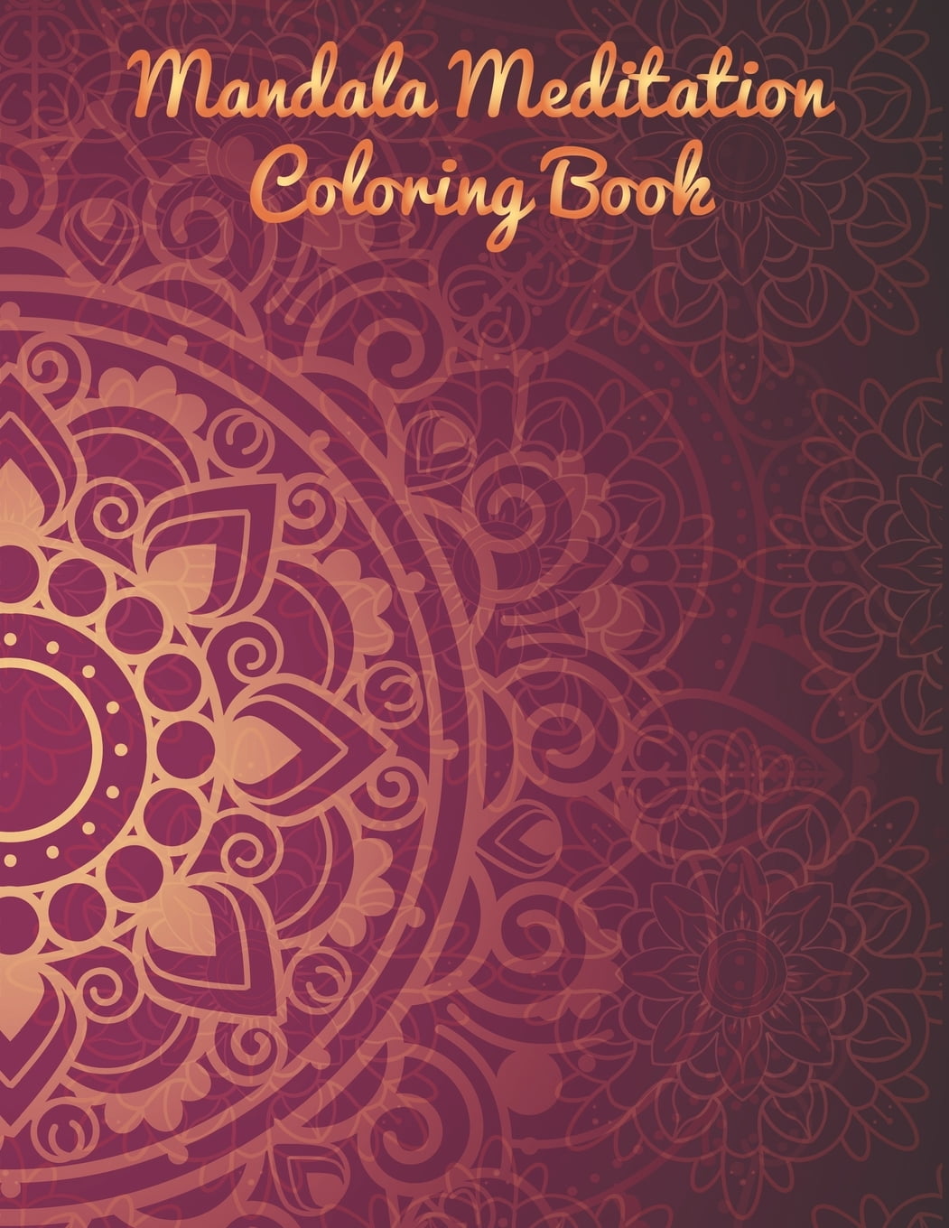 Mandala Meditation Coloring Book Mandala Coloring Books For Adults