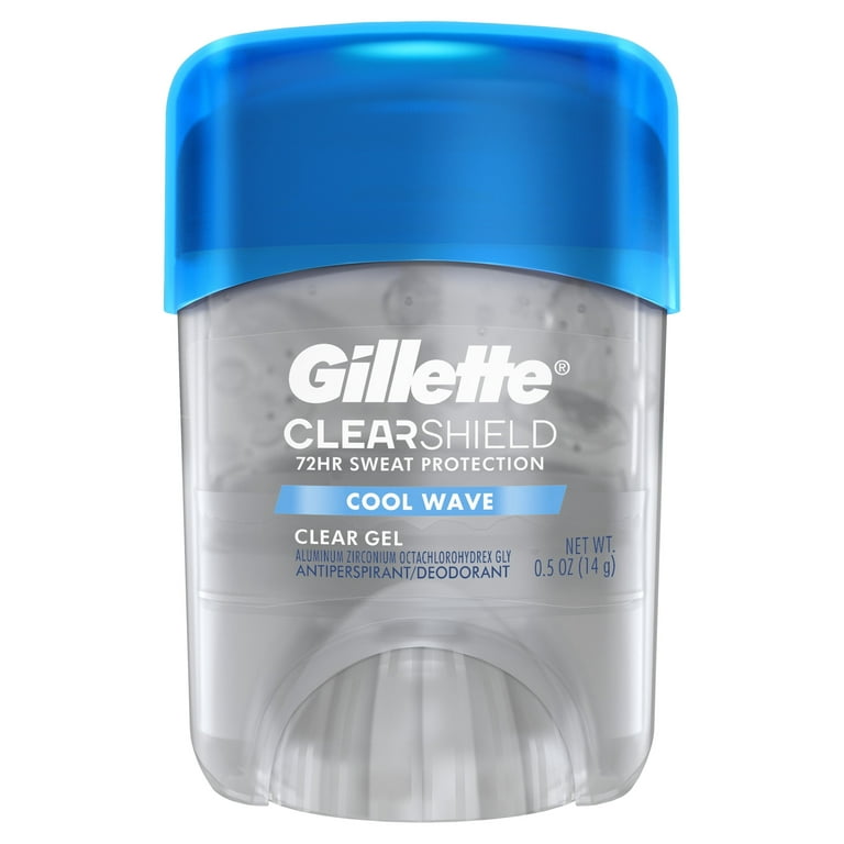 Gillette Antiperspirant Deodorant for Men Clear Gel Cool Wave