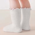 thumbnail image 5 of RFQWOVSR Baby Cotton Ruffle Crew Socks in Solid Colors, 5 of 6