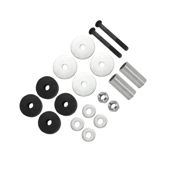 For Ford F100 F150 F250 1965-1979 Radiator Support Mount Kit with Frame Pad & Bolts - Core Support Cushion Set