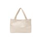thumbnail image 4 of Bolsa de mano sólido para mujer, de compras de hombro de PU a la moda de gran capacidad (blanco) Ehuebsd Para Estrenar, 4 of 9