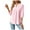 Light Pink, variant on DVKOVI Womens Trendy Tops Solid Color Lace Jacquard Half Sleeve Loose T Shirt V Neck Top Womens Summer Long Sleeve Tops Navy S