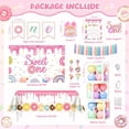 thumbnail image 3 of Sweet One Birthday Party Decorations, Donut 1st Birthday Decorations Girl, Balloon Boxes, Photo Banner, Ice Cream Candy Balloons, Backdrop, First Bday Girl Decor, 3 of 6