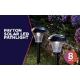 thumbnail image 2 of Moonrays 91381 Payton 2.4 Lumens Solar LED Plastic Landscape Path Lights, 8 Pack, 2 of 5