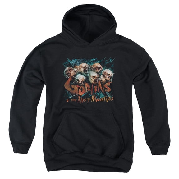 The Hobbit - Misty Goblins - Youth Hooded Sweatshirt - Small