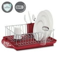 thumbnail image 3 of Farberware Professional 3-piece Dish Rack Set in Red, 3 of 20