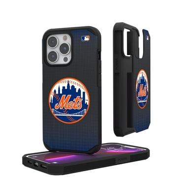 New York Mets Linen Logo iPhone Rugged Case