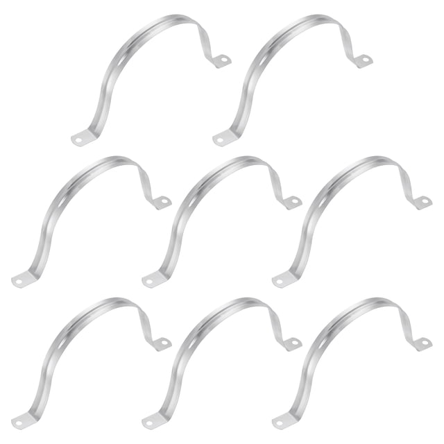 Abrazadera Rígida para Tubo de 8pack, Ajuste para Tubo de 4 5/16 Pulgadas (110mm) OD, Abrazadera de Tensión de Acero Inoxidable para Fijación de Tubos