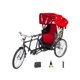 thumbnail image 5 of Mini Simulación Rickshaw Modelo 1:12 con Simulación Neumáticos Aleación Collection con Simulación Toldo Modelo Coche Exquisita Exhibición Astilla CUTICAT Correr carrito, 5 of 8