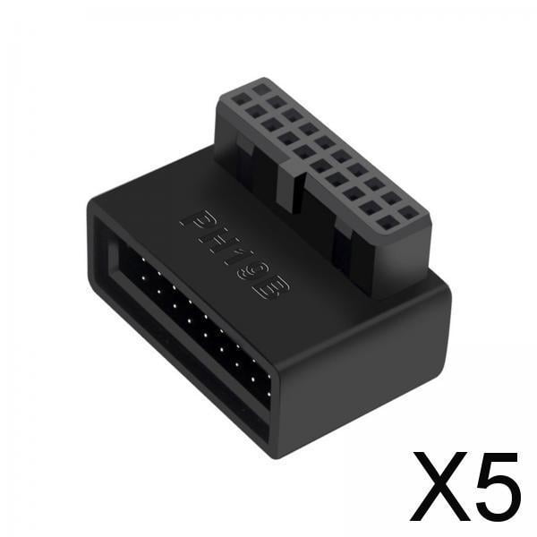 5xMultifunction USB 3.0 Adaptador de Placa Base de Adaptador de Extensión USB 3.0 Duradero para PC 5 piezas