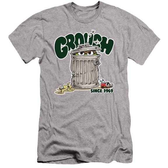 Sesame Street - Grouch - Slim Fit Short Sleeve Shirt - X-Large