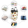 thumbnail image 5 of Lsque Rustic Western Charm Laundry Basket, Laundry Hamper, Dirty Clothes Hamper for Laundry, Collapsible, Waterproof Laundry Baskets with Aluminum Handles for Laundry, Dorm, Family, 5 of 6