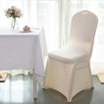 thumbnail image 6 of BalsaCircle 100 Rose Gold Spandex Stretchable Banquet Solid Chair Covers Slipcovers, 6 of 8