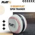 thumbnail image 2 of Pelota de entrenamiento de béisbol SHOP PLAY 9 Play9 de cuero con indicador de giro, 2 of 7