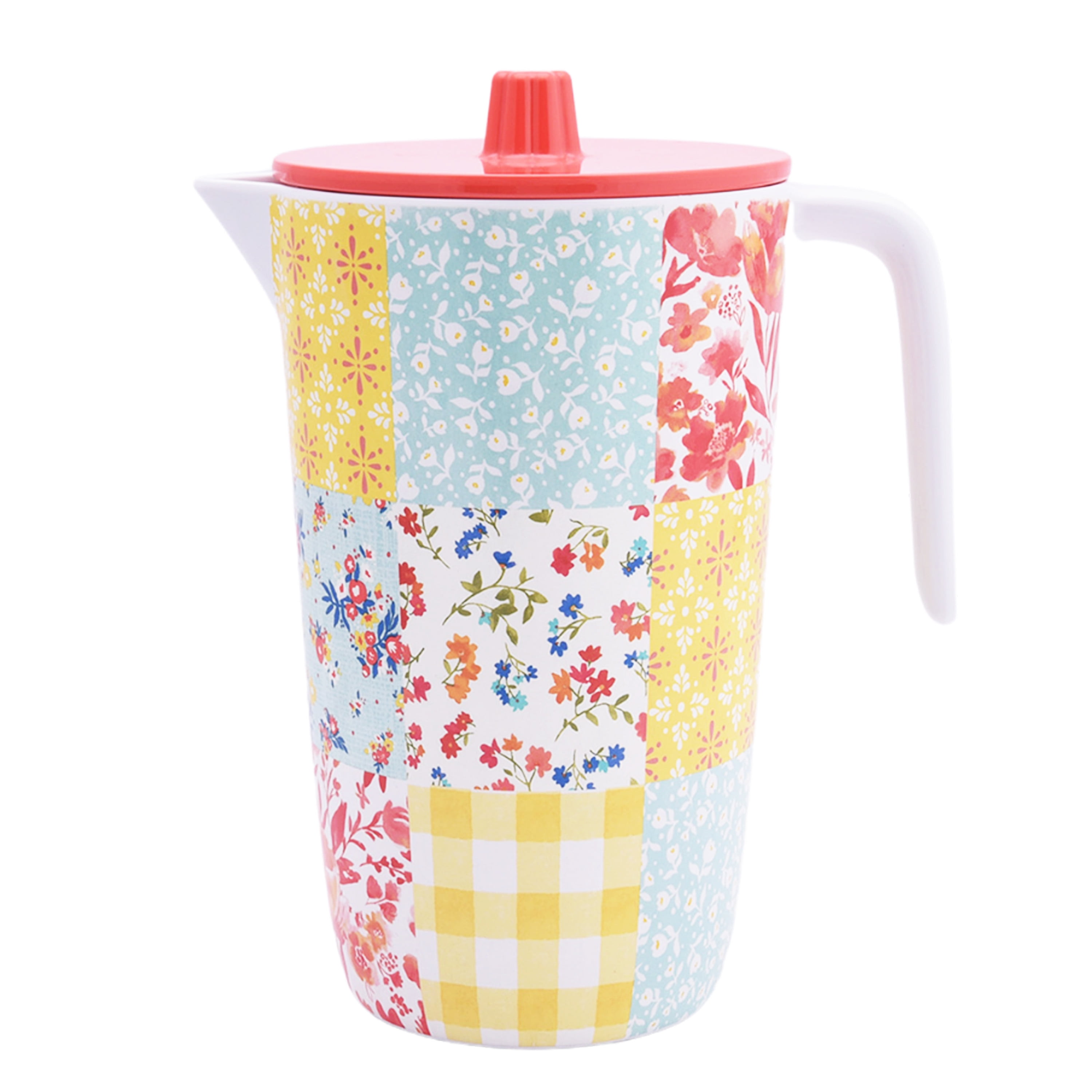 The Pioneer Woman Patchwork Medley 2-Quart Melamine Pitcher