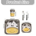 thumbnail image 3 of 5Pcs/Set Kids Dinnerware Set Children Dishes Plate Bowl Cup Spoon Fork Set Dishware Tableware, 3 of 5