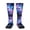 2 Black-2, variant on Women's Knee High Socks Outer Space Galaxy Thermal Soft Knee Long Socks
