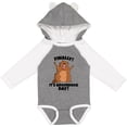thumbnail image 3 of Inktastic Finally it's Groundhog Day Boys or Girls Long Sleeve Baby Bodysuit, 3 of 5