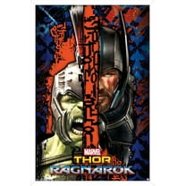 Marvel Cinematic Universe - Thor: Ragnarok - Split Wall Poster, 14.725" x 22.375", Framed