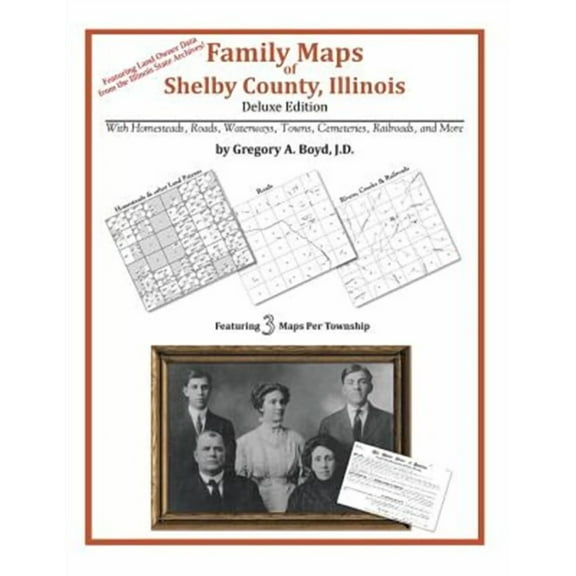 Family Maps of Shelby County, Illinois