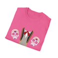 thumbnail image 4 of Novelty Mexican Cultural Traditions Experiences Icons Fan Humorous Hispanic Symbols Leisure Style Enthusiast  Unisex Softstyle T-Shirt, 4 of 4