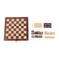 thumbnail image 1 of Tablero De Ajedrez Y Backgammon Plegable Madera , Juego Mesa 29 X Cm, 1 of 10