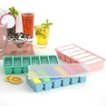 thumbnail image 5 of Silicone Food Freezer Trays Rectangular Mold 6 Compartments Leakproof, 5 of 9