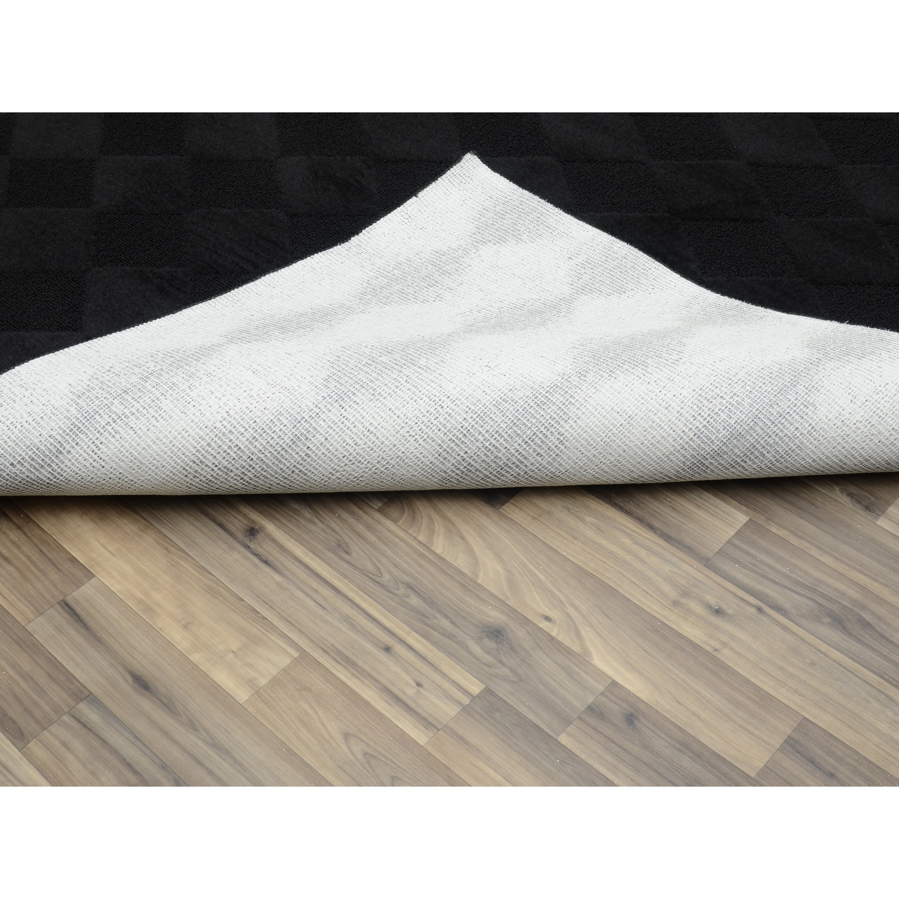 Garland Rug Diamond Polypropylene Black Indoor Area Rug, 5' x 7'