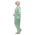thumbnail image 3 of TexereSilk Women's Luxury Silk Pajama Set - Beautiful Sleepwear Gift Ideas, 3 of 5