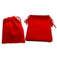 thumbnail image 1 of 50 Unids Bolsa Bolsillo Cordón Organizador de Joyería Accesorios Embalaje de rojo Yotijar bolsa de terciopelo de la joyería, 1 of 10