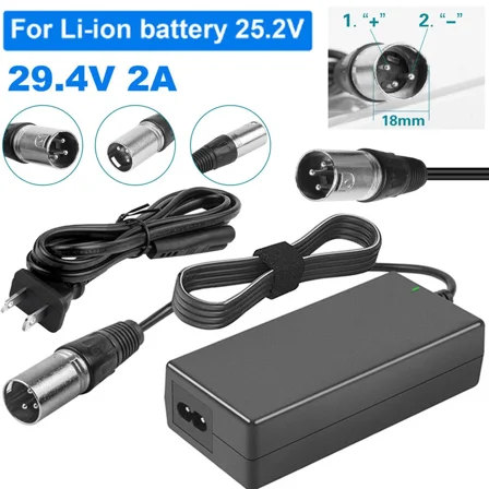 For Go-Go Elite Traveller Bat tery Charger 29.4V 2A 60W