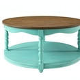 thumbnail image 6 of Pioneer Woman Helen Round Coffee Table, Teal, 6 of 8