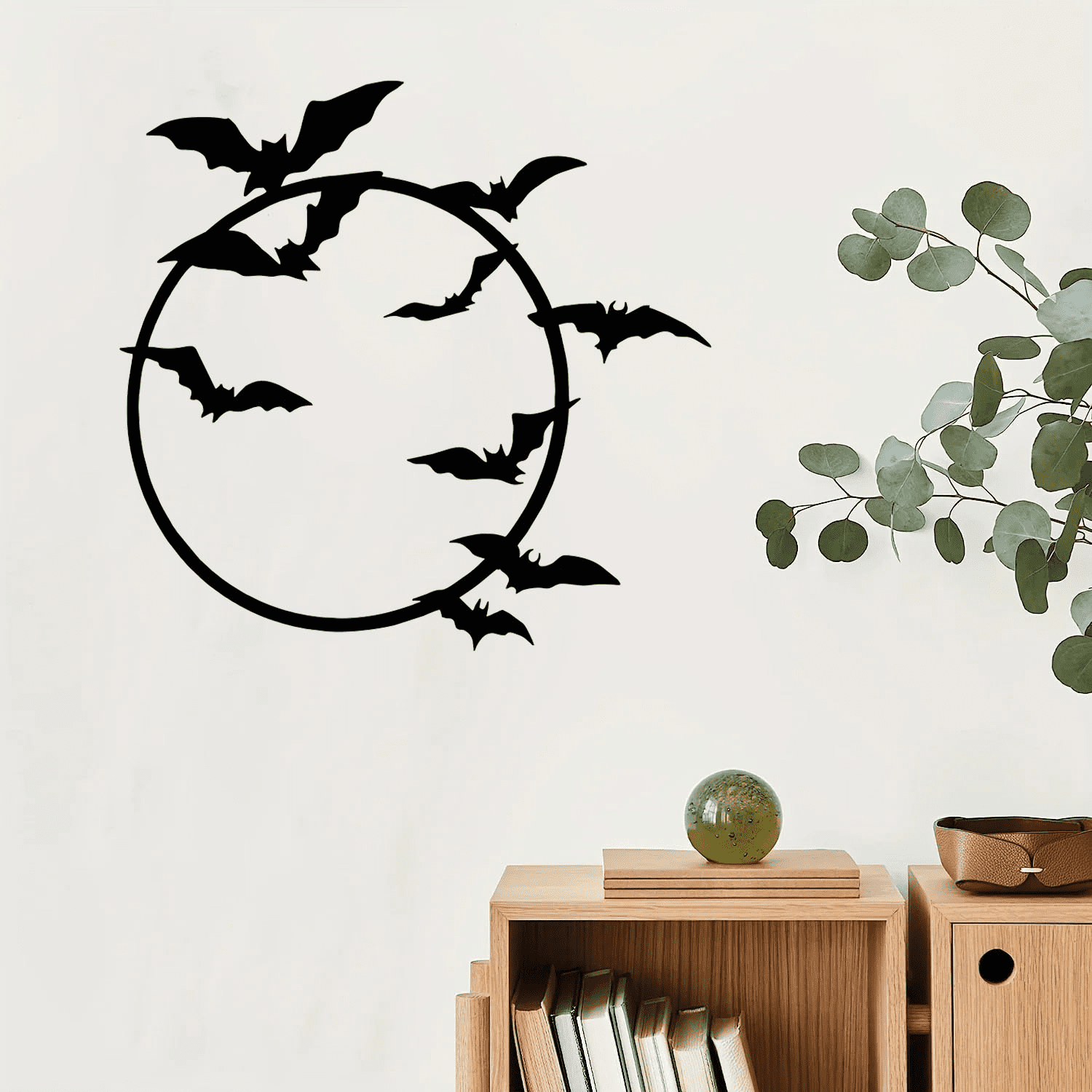 Gothic Bat Wall Art Halloween Outdoor Indoor Decor