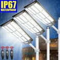 thumbnail image 5 of 2024 NEW 2000W Commercial LED Solar Street Flood Lights Outdoor Lamp +Pole, 5 of 25