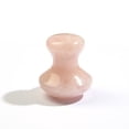 thumbnail image 1 of Pisexur Belleza Maquillaje Herramienta Gua Sha con forma de hongo, hecha de cuarzo rosa, rodillo ergonómico para masaje facial y corporal, portátil, para reducir arrugas, cpara mujeres y hombres, 1 of 2