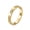 Gold, variant on Initial Rings for Men Women Letter Rose Flower Name Black Silver Gold Plated Size 4 Stainless Steel Cool Personalized Statement Simple Jewelry Silver U Size 4