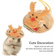 thumbnail image 3 of <p>Small Pets Hat, Adjustable Buckle Strap Cute Durable Bearded Dragon Hat Lightweight  For Guinea Pig</p>, 3 of 7