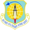 thumbnail image 1 of 3.8 Inch Air Force Civil Engineer Support Agency Vinyl Transfer Decal, 1 of 1