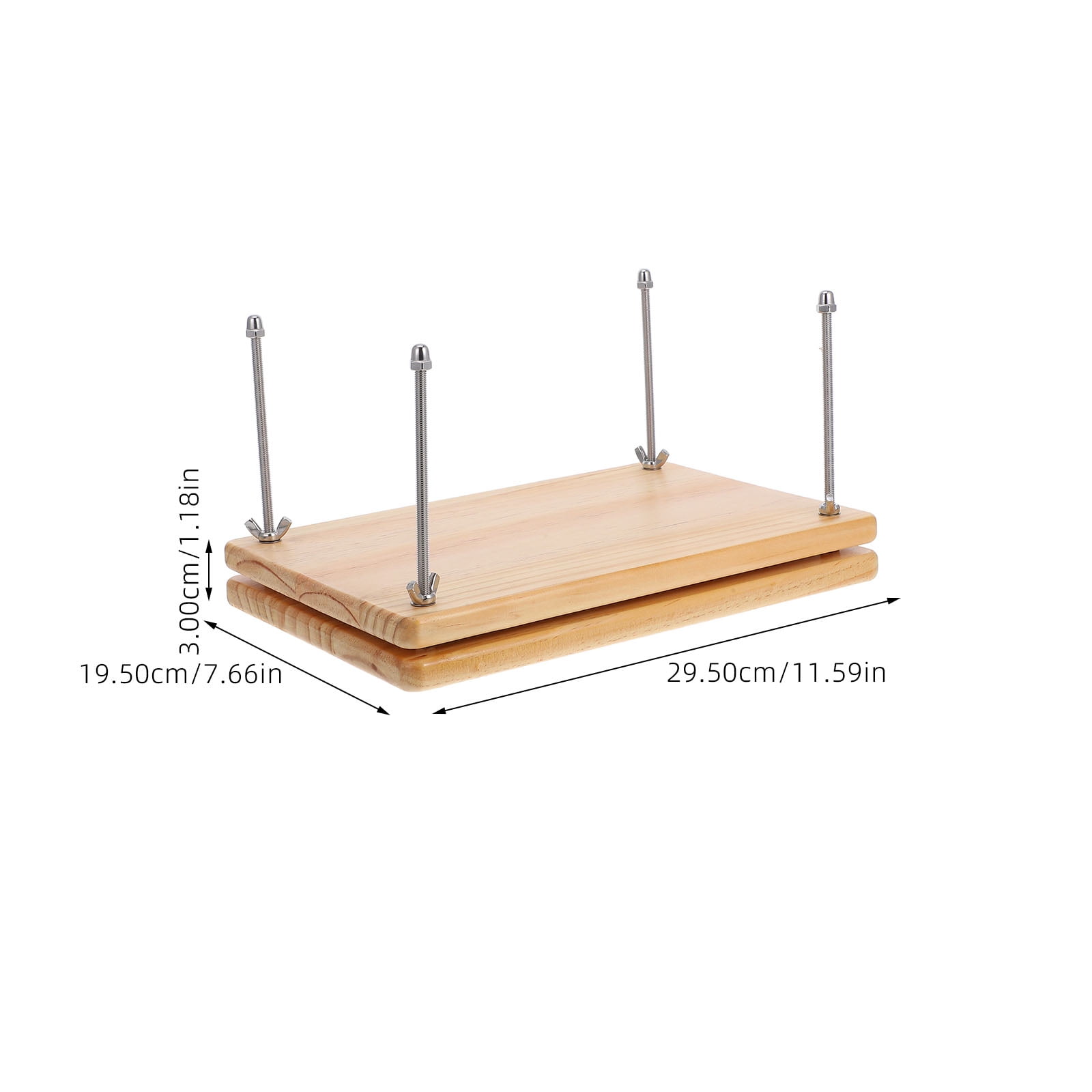 OUNONA Wooden Book Press Plate Manual Binding Machine 1 Set Easy to Use Bookbinding Tool