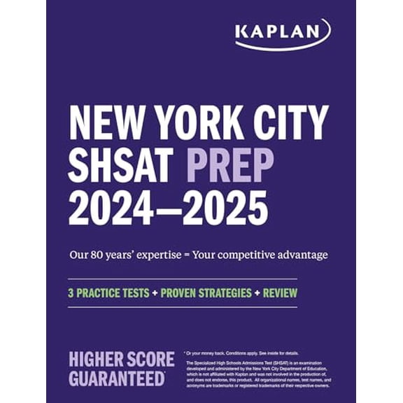 Pre-Owned New York City Shsat Prep 2024-2025: 3 Practice Tests + Proven Strategies + Review (Paperback) 1506290221 9781506290225