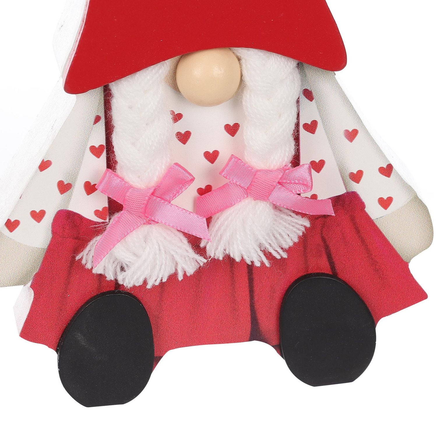 Valentine's Day 9“Wood Girl Table Decor
